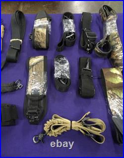 Lot of 29 Piece Rifle Slings, Belts, Military Surplus & Accessories Mix Brands