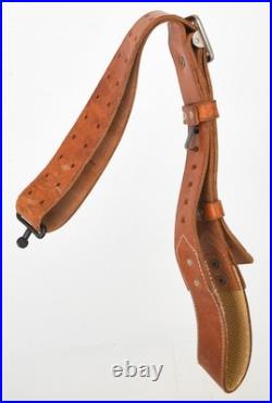 Lot of 4 Unmarked Vintage 1900's Leather Slings For Loop/Swivel/Stud