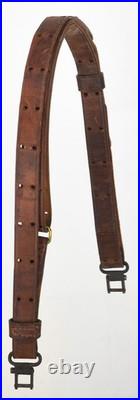 Lot of 4 Unmarked Vintage 1900's Leather Slings For Loop/Swivel/Stud