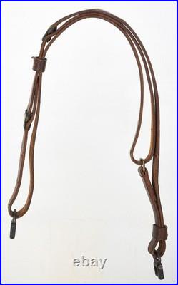 Lot of 4 Unmarked Vintage 1900's Leather Slings For Loop/Swivel/Stud