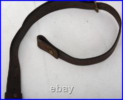 Lot of 4 Unmarked Vintage 1900's Leather Slings For Loop/Swivel/Stud