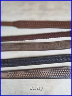Lot of 5 Vintage Gun Slings & Straps Leather Allen Uncle Mike's Retro