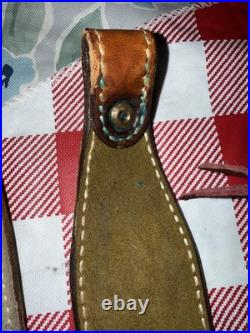 Lot of 7 Vintage Leather Gun Rifle Slings Bianchi Safari land Triple K Uncle