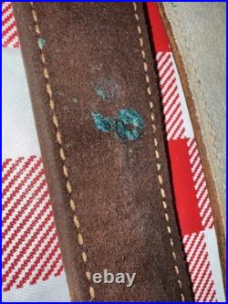 Lot of 7 Vintage Leather Gun Rifle Slings Bianchi Safari land Triple K Uncle