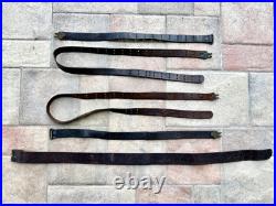 Lot of M-1907 WW1 USGI Leather Slings M1 Garand M1903 Springfield with Belt