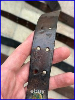 Lot of M-1907 WW1 USGI Leather Slings M1 Garand M1903 Springfield with Belt