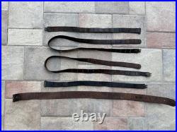 Lot of M-1907 WW1 USGI Leather Slings M1 Garand M1903 Springfield with Belt