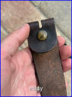Lot of M-1907 WW1 USGI Leather Slings M1 Garand M1903 Springfield with Belt