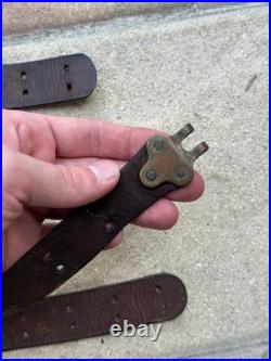 Lot of M-1907 WW1 USGI Leather Slings M1 Garand M1903 Springfield with Belt
