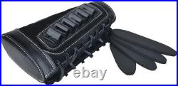 Luxury Cowhide Leather Buttstock Holder & Sling with Recoil Pad for Hunters
