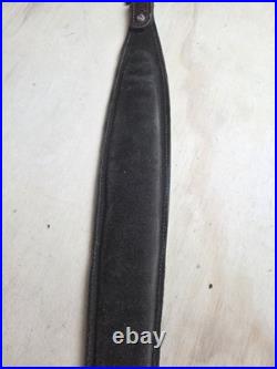 Luxury Vintage Leather Rifle Sling Hand Made Grizzly Mountain Rifle Sling Padded