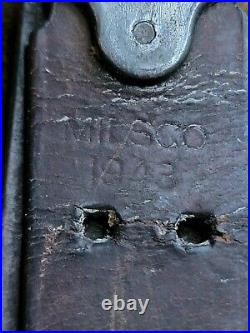 M1 Garand Leather Sling Milsco 1943 Wwii