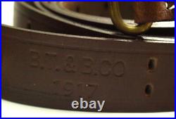 M1907 U. S. Repro leather slings, pair(2) reduced inventory reduction price
