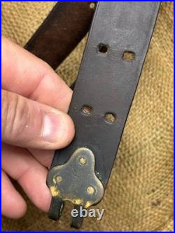 M1907 Vintage Leather Military Rifle Sling Stamped / 12I