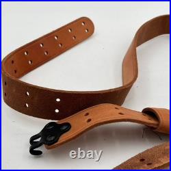 M1907 WW2 Rifle Replacement Strap Sling Leather Springfield Armory USA Made