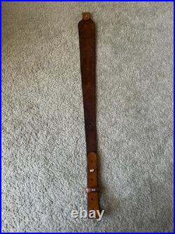 MARLIN 22 Custom Leather Rifle Sling Hand Tooled And Made in the USA