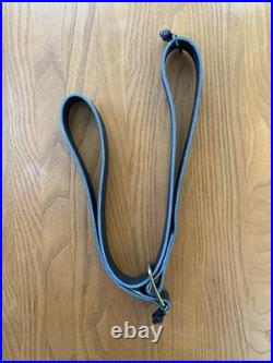 Marlin Black Leather Adjustable Sling 1 Embossed Logo OEM 1894 1895 336 Swivel