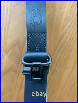 Marlin Black Leather Adjustable Sling 1 Embossed Logo OEM 1894 1895 336 Swivel