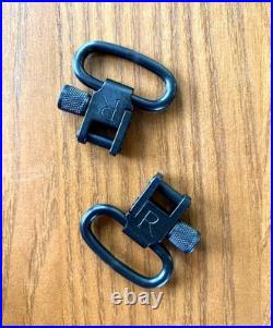 Marlin Brown Leather Adjustable Sling 1 Embossed Logo OEM 1894 1895 336 Swivels