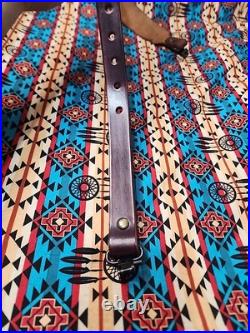 Marlin Firearms Leather Rifle Sling Buckle Sling With Swivels
