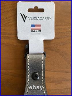 Marlin Leather Rifle Sling Engraved Logo 336 1894 1895 Gray Brown With Swivels