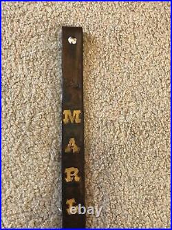 Marlin Slim Custom Leather Rifle Sling Hand Tooled And Made in the USA