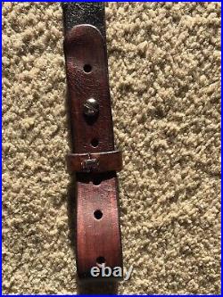 Marlin Slim RB Custom Leather Rifle Sling Hand Tooled And Made in the USA