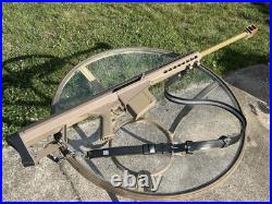 Matrix x Barrett M82A1 Bolt Action Airsoft Sniper With Leather Sling Airsoft Gun
