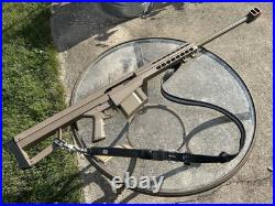 Matrix x Barrett M82A1 Bolt Action Airsoft Sniper With Leather Sling Airsoft Gun
