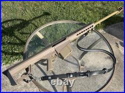Matrix x Barrett M82A1 Bolt Action Airsoft Sniper With Leather Sling Airsoft Gun