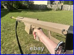 Matrix x Barrett M82A1 Bolt Action Airsoft Sniper With Leather Sling Airsoft Gun