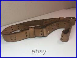 Military Issue MRT 12-86 Leather Rifle Sling