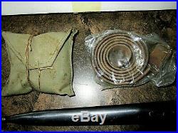 Mitchell's Mauser Bayonet & Scabbard, Leather Frog, Rifle sling, ammo pouch, cl