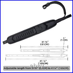 NEW Cow Hide Leather Rifle Shell Holder Sling Strap for. 30-30.308,12GA. 22LR