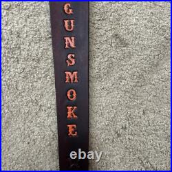 NEW GUNSMOKE Custom Leather Rifle Sling Hand Made And Made in the USA