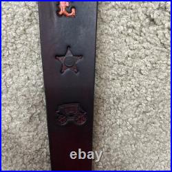 NEW GUNSMOKE Custom Leather Rifle Sling Hand Made And Made in the USA