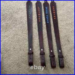 NEW GUNSMOKE Custom Leather Rifle Sling Hand Made And Made in the USA