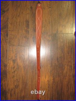 NEW Hunter Brown Leather Rifle Gun Shoulder Sling Strap 27-137 1430