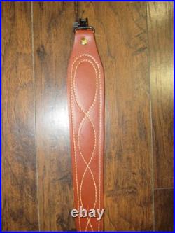 NEW Hunter Brown Leather Rifle Gun Shoulder Sling Strap 27-137 1430