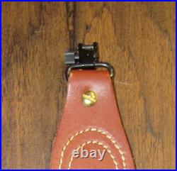 NEW Hunter Brown Leather Rifle Gun Shoulder Sling Strap 27-137 1430