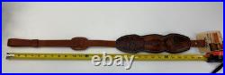 NEW Hunter Rifle Sling Thick Quality Leather Deer Design