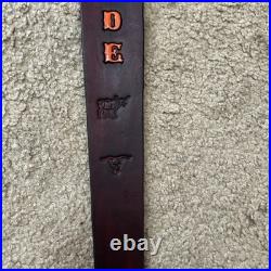 NEW RAWHIDE Custom Leather Rifle Sling Hand Made And Made in the USA