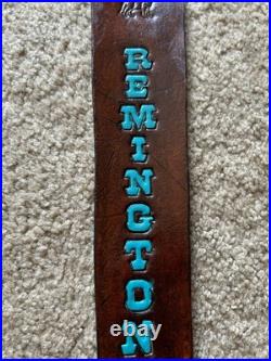 NEW REMINGTON Custom Leather Rifle Sling Hand Made And Made in the USA