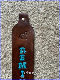 NEW REMINGTON Custom Leather Rifle Sling Hand Made And Made in the USA