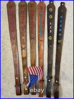 NEW Ruger 10-22 Custom Leather Rifle Sling Hand Made And Made in the USA