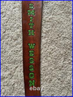NEW SMITH WESSON Custom Leather Rifle Sling Hand Made And Made in the USA