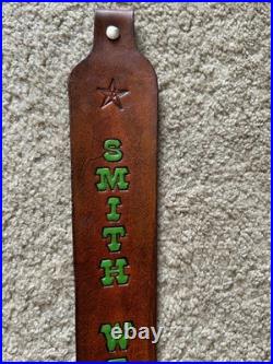 NEW SMITH WESSON Custom Leather Rifle Sling Hand Made And Made in the USA