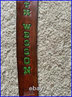 NEW SMITH WESSON Custom Leather Rifle Sling Hand Made And Made in the USA