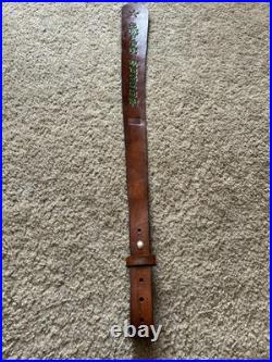NEW SMITH WESSON Custom Leather Rifle Sling Hand Made And Made in the USA