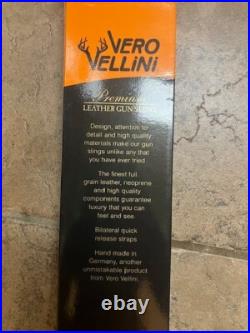 NEW Vero Vellini Premium Leather Gun Sling Brown/QR Rifle Sling #V17232